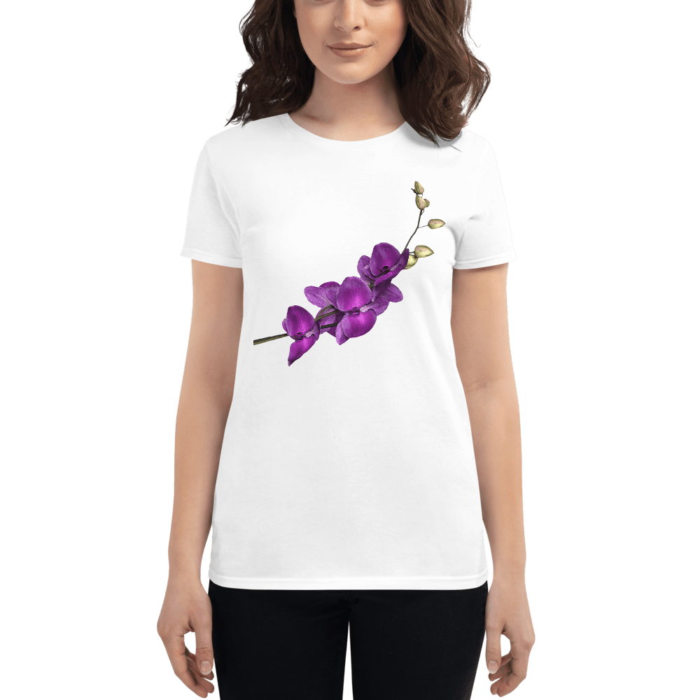 Orchid t-shirt - LuLuBdesign