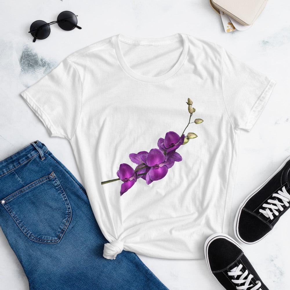 Orchid t-shirt - LuLuBdesign