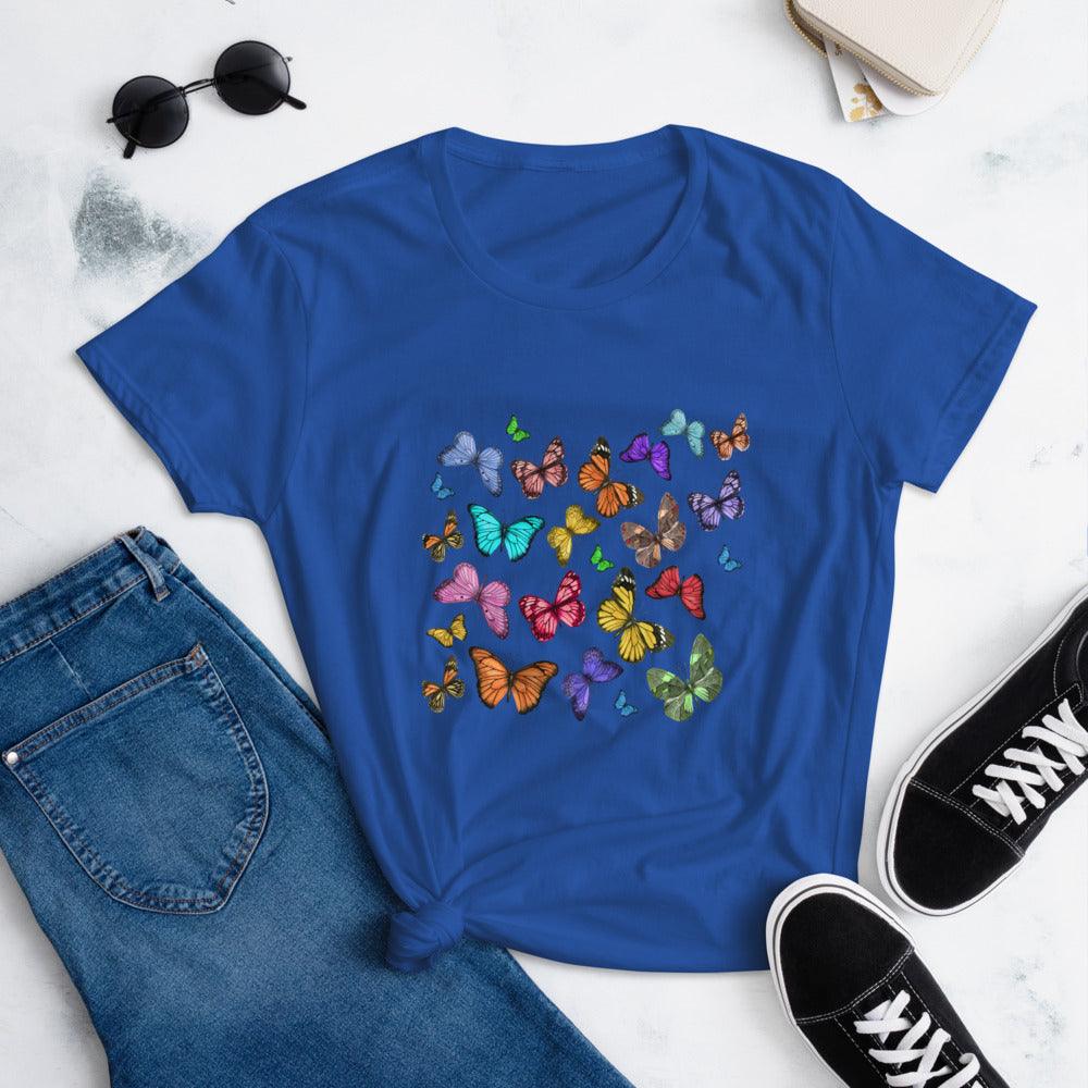 Social Butterfly T-shirt - LuLuBdesign