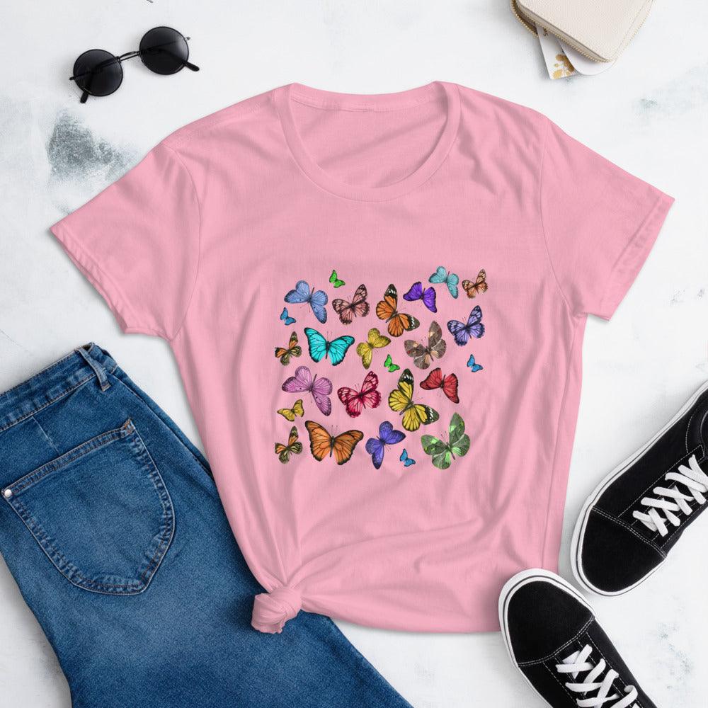 Social Butterfly T-shirt - LuLuBdesign