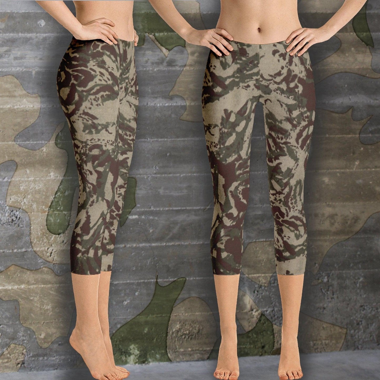 Desert Camo Capri - LuLuBdesign