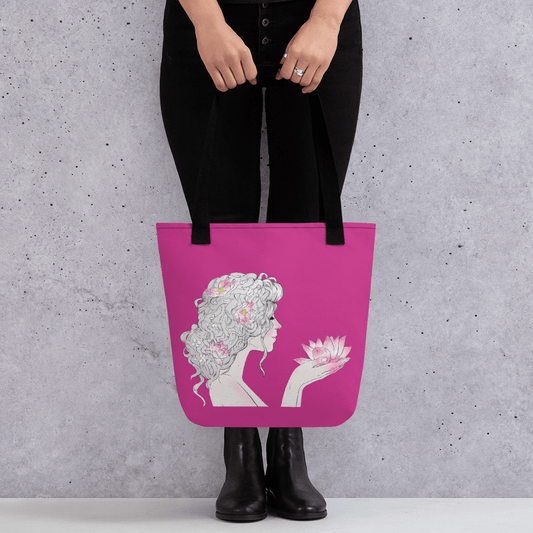 Lady Lotus Tote - LuLuBdesign