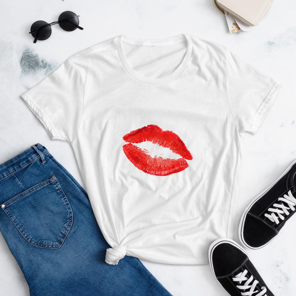 Red Lips T-shirt - LuLuBdesign
