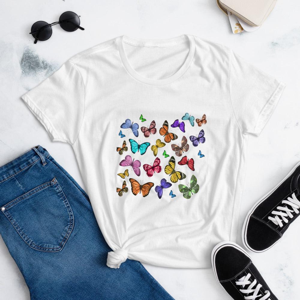 Social Butterfly T-shirt - LuLuBdesign