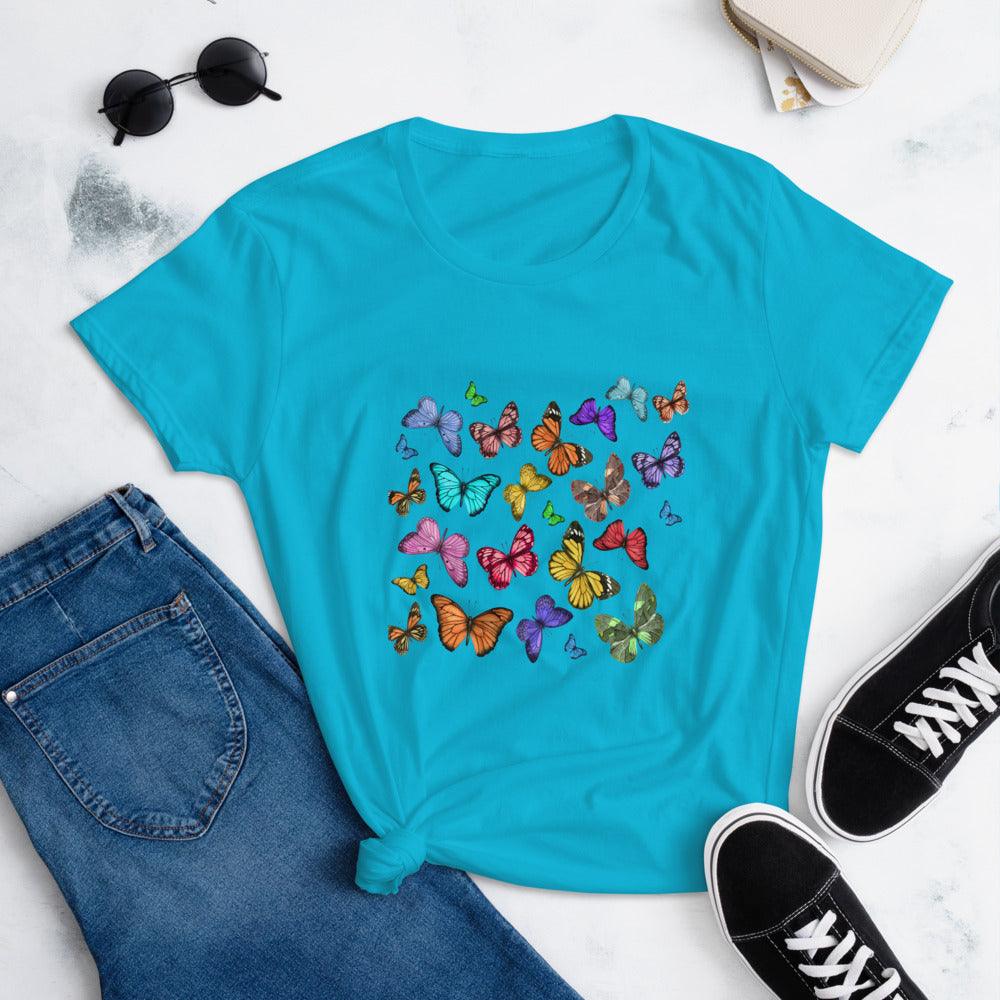 Social Butterfly T-shirt - LuLuBdesign